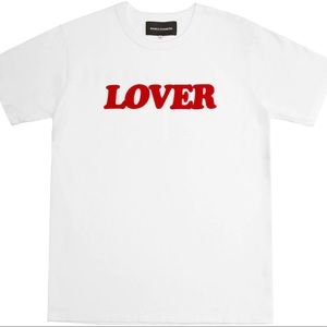 Bianca Chandon Lover Red White Valentines Tee Shirt Graphic